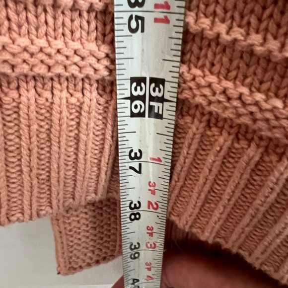 Old Navy Long Peach Cardigan Duster Large - Picture 3 of 8